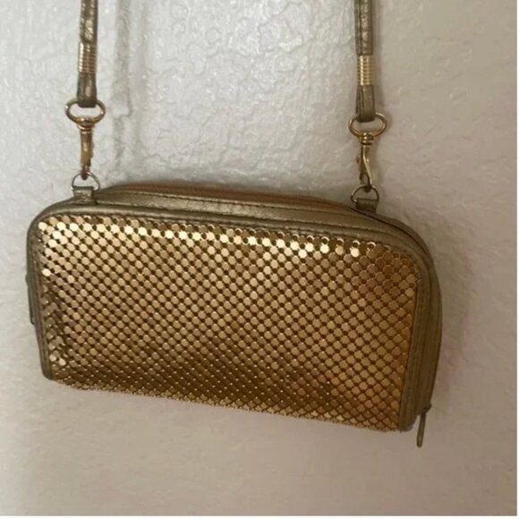 ⭐️ Chainmail Y2K Hipster Chic Glam 90s Hippie Romantic Mini Sling Bag Purse - Picture 2 of 6